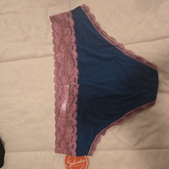 Pink Lace Trim Panties - Picture 2 of 3